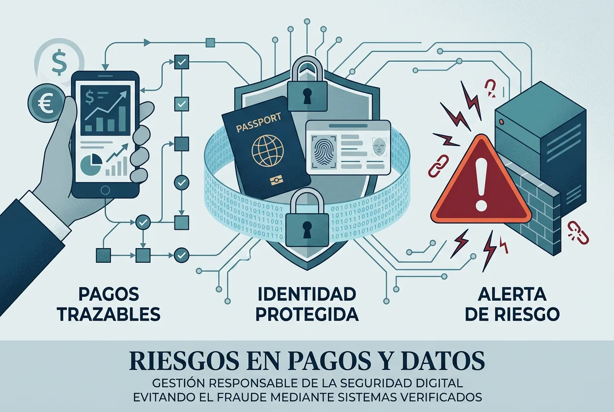 Pagos trazables y documentos protegidos frente a riesgos digitales